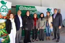 Hoy, durante una visita a proyectos rurales en Ibiza