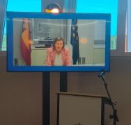 Hoy, en la inauguración del III Foro de la Asociación Nacional de Mujeres de la Pesca