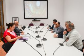 Hoy, en la sede del ministerio 