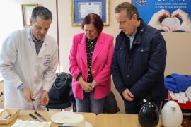 Hoy, durante una visita a explotaciones agrarias en Asturias