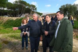 El ministro visita zonas agrarias dañadas en Andalucía