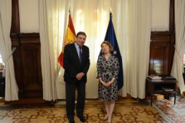 Hoy, en la sede del Ministerio 