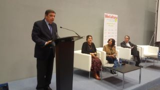 Hoy, en la inauguración de BioCultura 2018 en Madrid