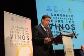 Hoy, en la clausura del Congreso Internacional de los Vinos Tradicionales de Andalucía 