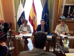 Hoy, en su visita a Gran Canaria