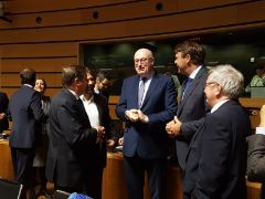 Hoy, en el Consejo de Ministros de la UE en Luxemburgo 