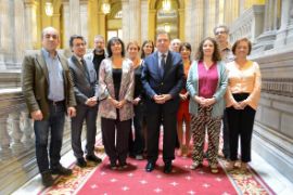 Hoy, en la sede del Ministerio