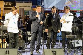En la presentación de “La Tierra se agota” un acto organizado por el Celler de Can Roca en el marco de la COP25