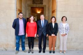 HOY, TRAS LA REUNIÓN QUE HA MANTENIDO CON LA PRESIDENTA DEL GOBIERNO DE LAS ISLAS BALEARES, EN PALMA