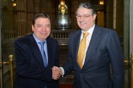 Hoy, en la sede del Ministerio