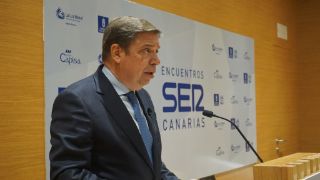Hoy, en un desayuno informativo de la Cadena SER en Canarias