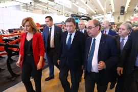 Luis Planas ha visitado hoy la Feria Internacional de Maquinaria Agrícola, FIMA 2020, en Zaragoza 
