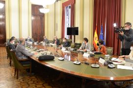 Hoy, en la sede del Ministerio 