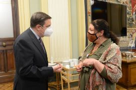 Hoy, en la sede del Ministerio 