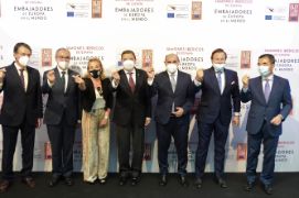 EN LA PRESENTACIÓN DE LA CAMPAÑA ‘JAMONES IBÉRICOS, EMBAJADORES DE EUROPA EN EL MUNDO’