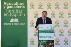 Hoy, en la presentación del Anuario 2020 de la Unión de Pequeños Agricultores y Ganaderos (UPA) 