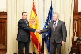 Visita del comisario europeo de Agricultura a España