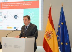 Hoy, en la inauguración de la jornada “Las organizaciones de productores de la pesca y la acuicultura”  