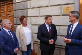 HOY, DURANTE SU VISITA A LA REGIÓN DE MURCIA 