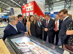 Hoy, en Vigo, en la feria Conxemar