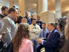 Hoy, en la inauguración del Foro Empresarial de la Presidencia de la COGECA