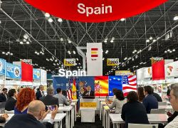 Hoy, en su visita a la feria Summer Fancy Food, en Nueva York