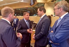 Hoy, en Bruselas, en el Consejo de Ministros de Agricultura de la UE