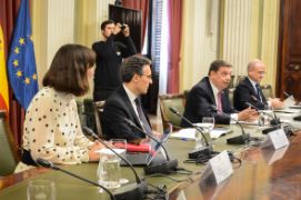 Hoy, en la sede del ministerio 