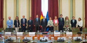 Hoy, en la sede del ministerio   