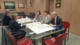 Hoy, en la sede de la Secretaría General de Pesca