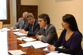 Hoy, en la sede del Ministerio