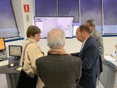 Hoy, en el Centro de Coordinación de Salvamento Marítimo en Tarifa (Cádiz)