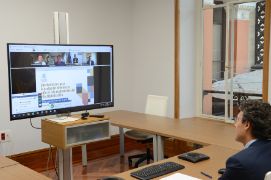 HOY, MEDIANTE VIDEOCONFERENCIA 