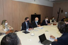 Hoy en la sede de la Secretaría General de Pesca  