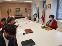 Hoy, en la sede de la Secretaría General de Pesca   