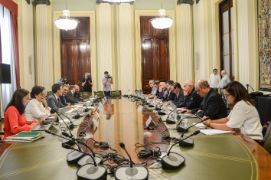 En una reunión celebrada hoy en la sede del ministerio 