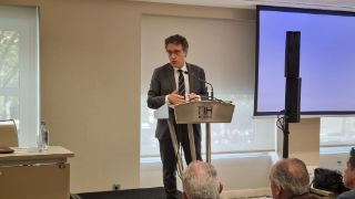 Hoy, en la clausura de la Asamblea de Anprogapor  