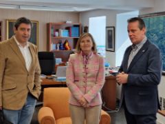 Hoy, en la sede de la Secretaría General de Pesca