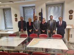 Hoy, en la sede de la Secretaría General de Pesca 