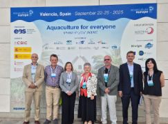 Hoy, en la clausura del congreso Aquaculture Europe 2025, en Valencia