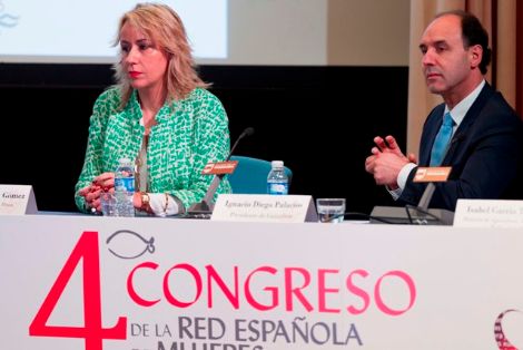 Blanca Martínez Gómez, Consejera de Ganadería, Pesca y Desarrollo Rural del Gobierno de Cantabria, e Ignacio Diego Palacios, Presidente de Cantabria