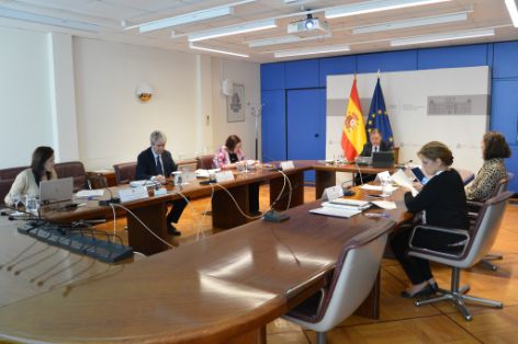 Hoy, en reunión celebrada por videoconferencia