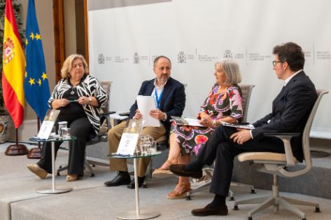 Hoy, en la presentación de un libro conmemorativo sobre la PAC