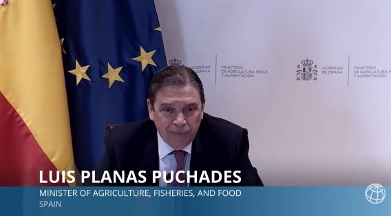 En un evento virtual del Banco Mundial sobre la gestión del agua