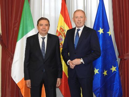 Hoy, en una reunión en Madrid