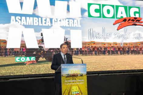 Hoy, en la clausura de la XVI Asamblea General de COAG