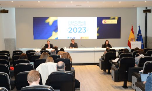 Hoy, en el acto de presentación del Informe Económico de la Industria de Alimentación y Bebidas 2023