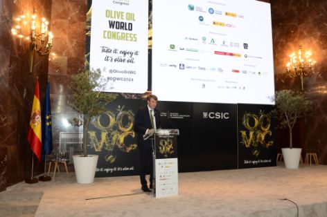Hoy, en la clausura del I Congreso Mundial del Aceite de Oliva