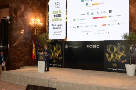 Hoy, en la clausura del I Congreso Mundial del Aceite de Oliva