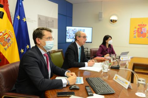 La reunión se ha celebrado hoy, por videoconferencia